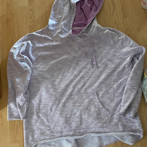 Calvin Klein Tops - Preowned women’s Calvin Klein Performance Purple hoodie XL